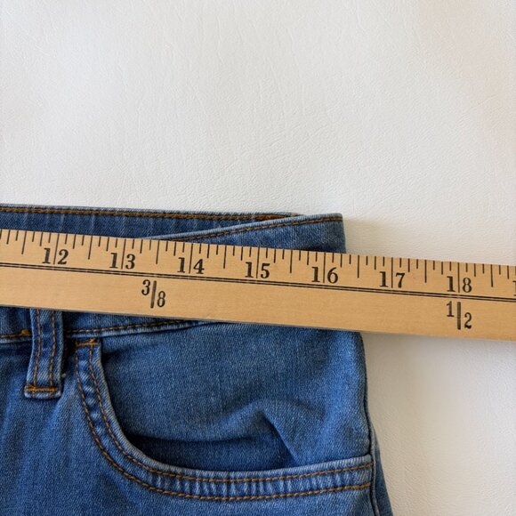 Vans Jean Womens 31 Blue Slim Fit Mid-Rise Stretch Denim - Picture 7 of 13